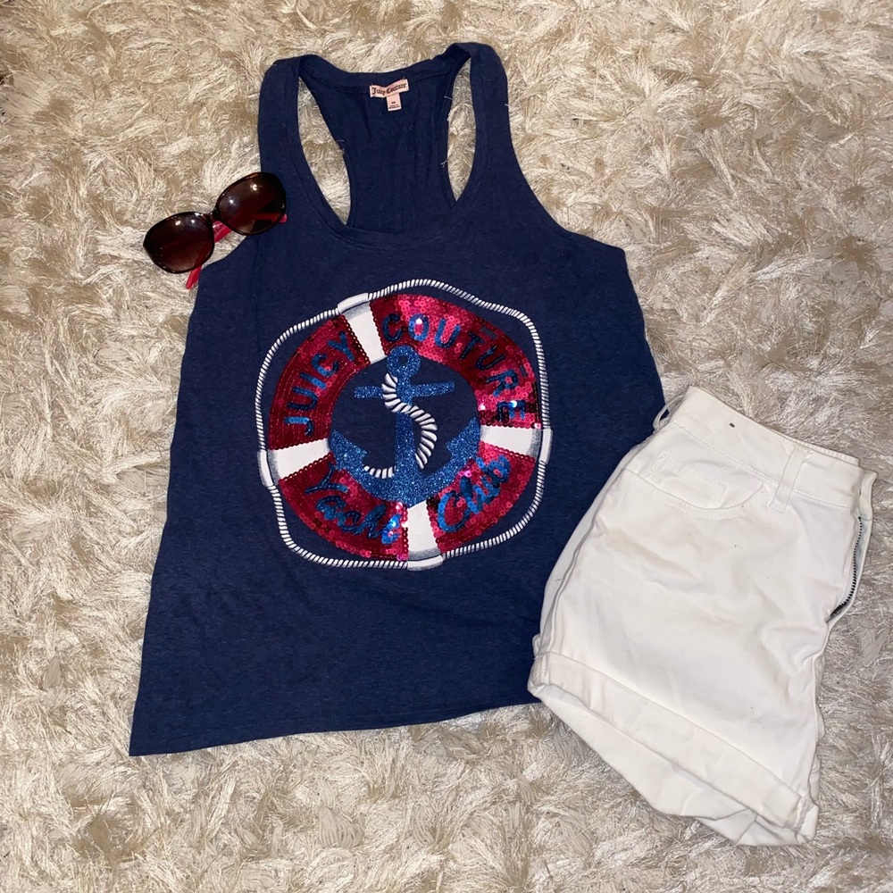 NWOT JUICY COUTURE sparkle tank top